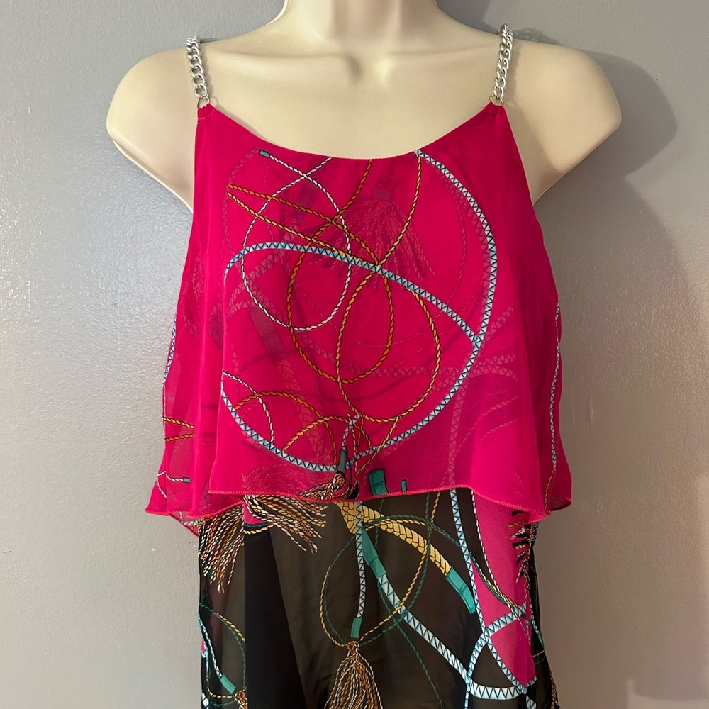 ESTAM colorful blouse Small - Picture 2 of 6